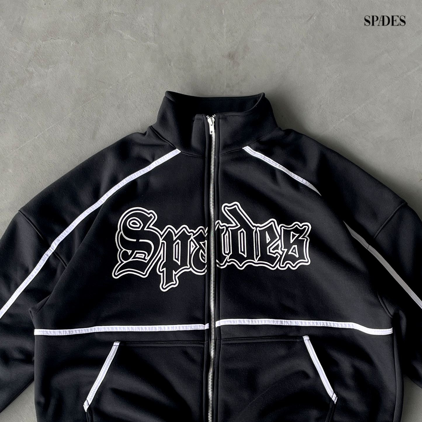 Spades Track Boxy Jacket full zip