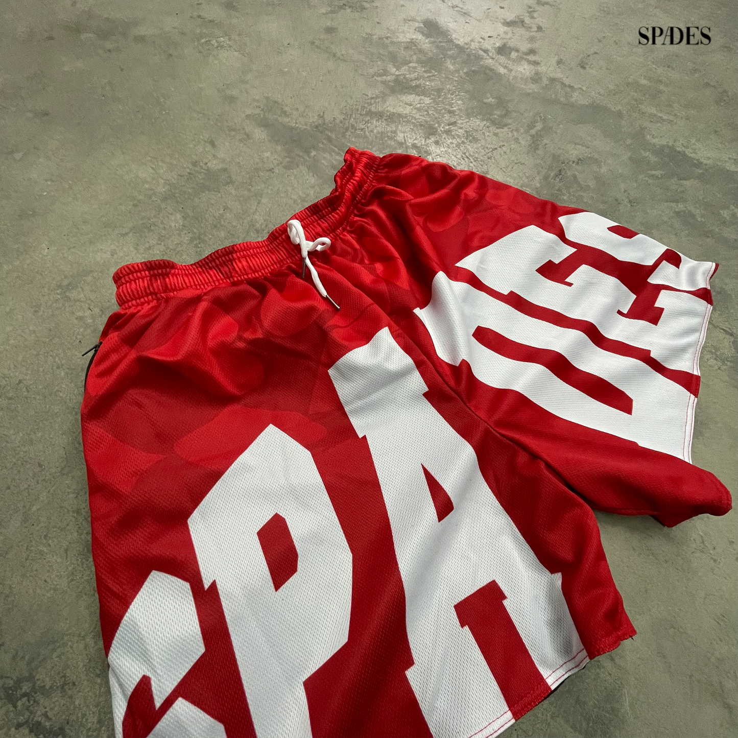 Red Alert Tactical Mesh Shorts