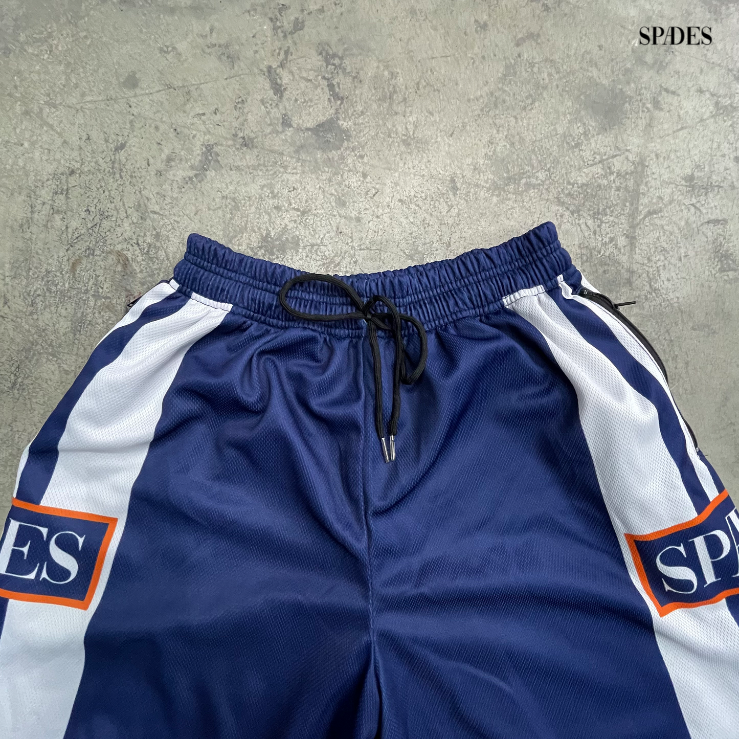 Off The Grid Blue Mesh Shorts