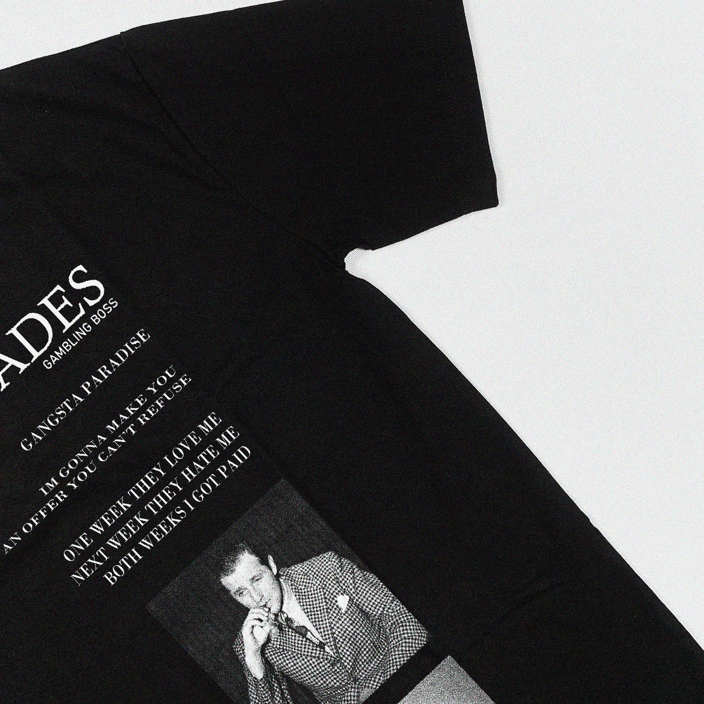 Spades Gambling Boss Boxy Tee Black