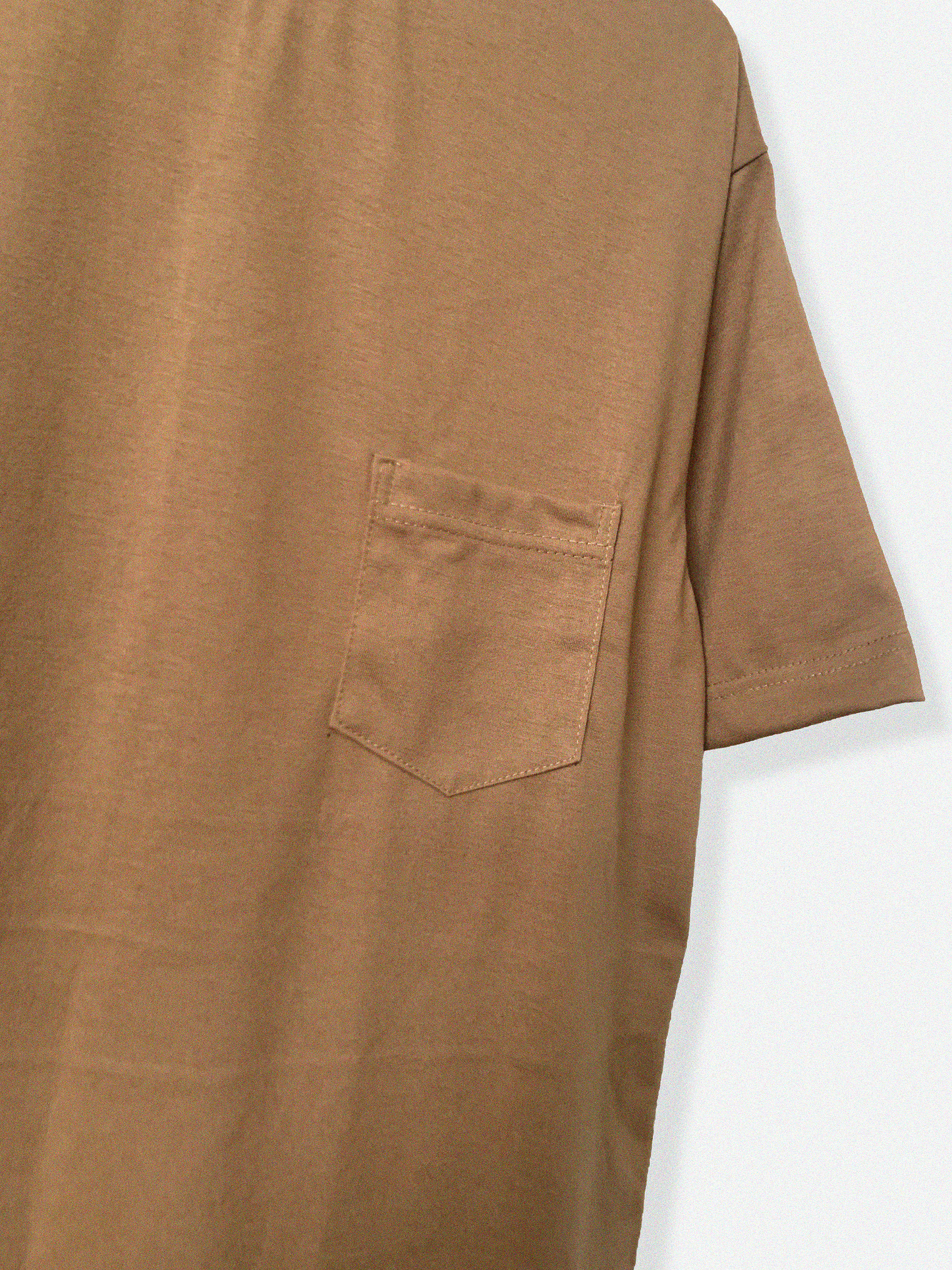 Mocha Oversized Pocket Tee SPADES