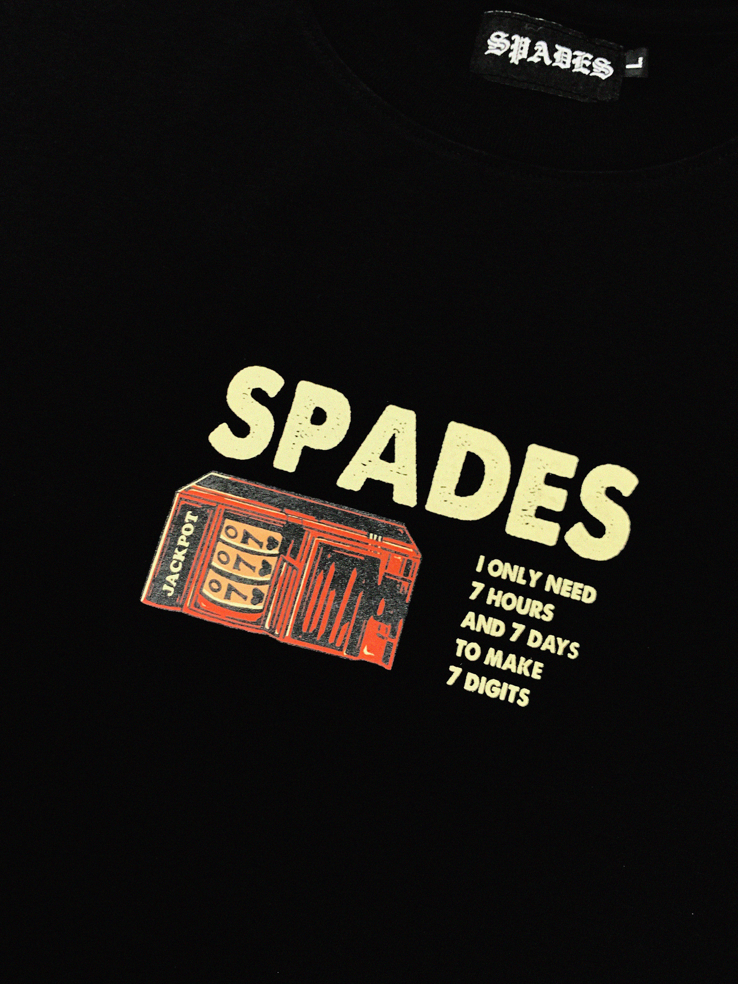 Spades How much Black T-shirt