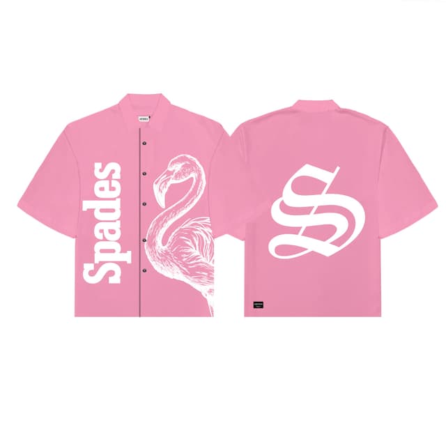Spades Flaming Grace Boxy Crop Polo