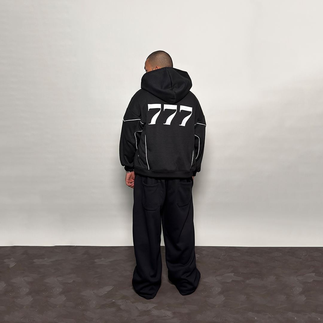 Spades Triple Lucky Boxy Crop Hoodie