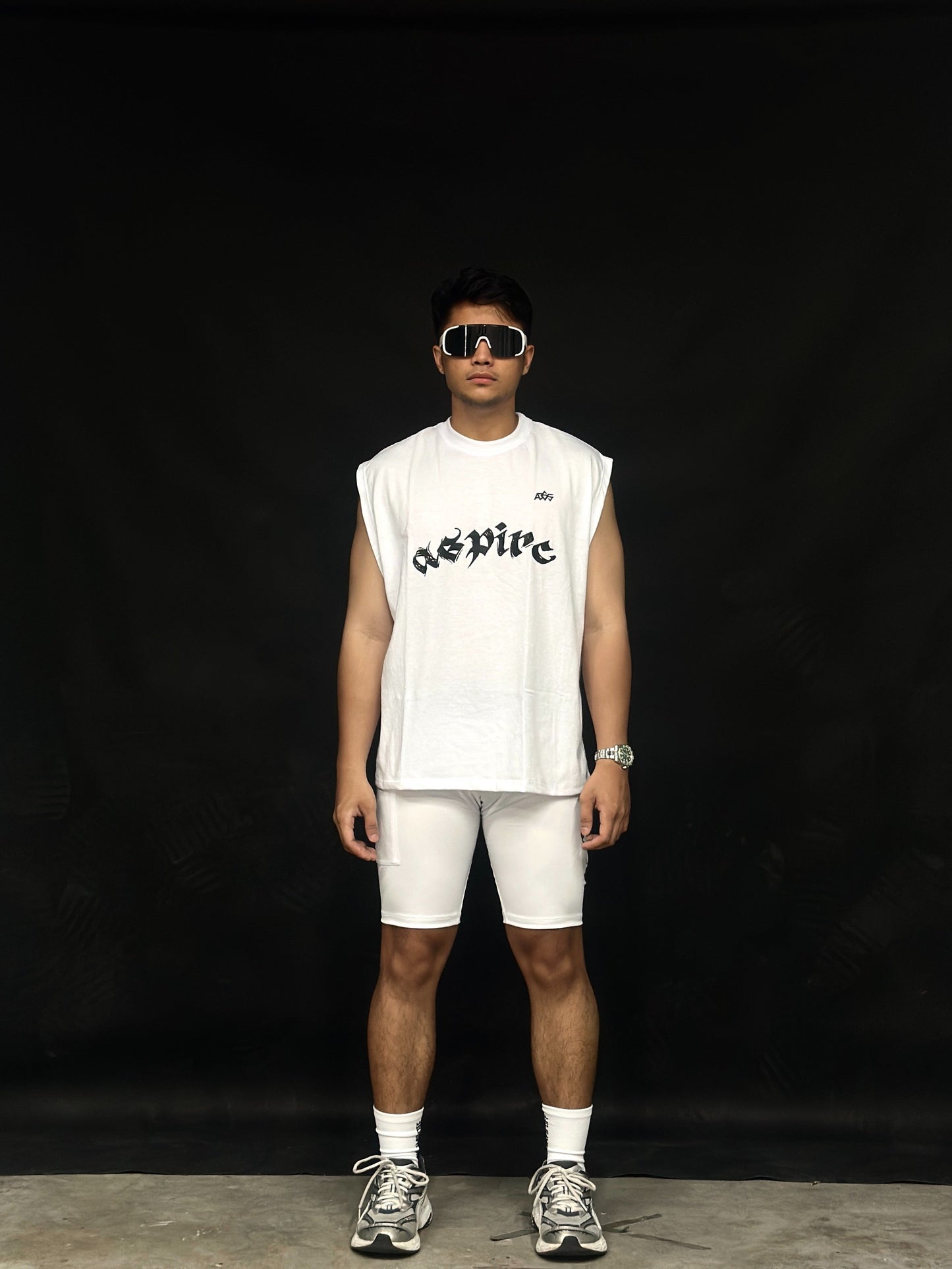 Aspire 365 Series 3 Boxy Tee Sleeveless White