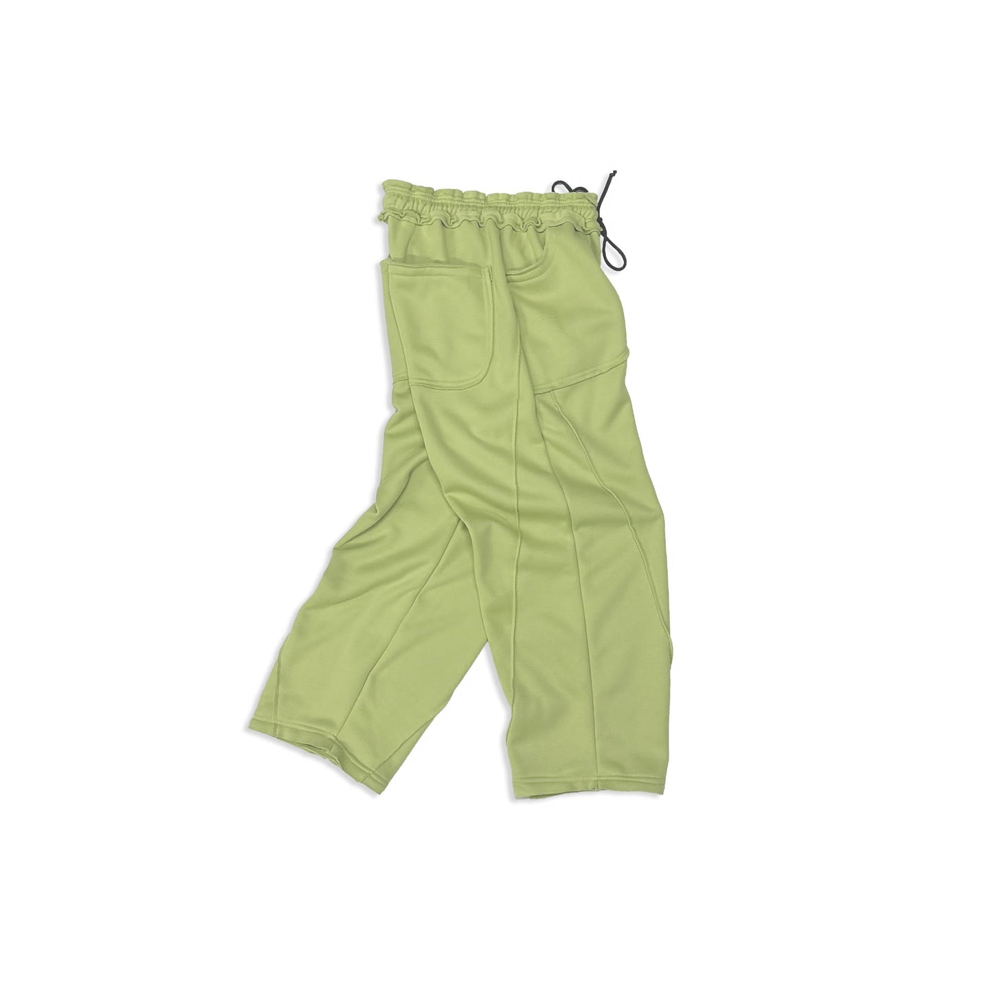 Spades Side Wide Raw Edge Avocado Pants SPADES