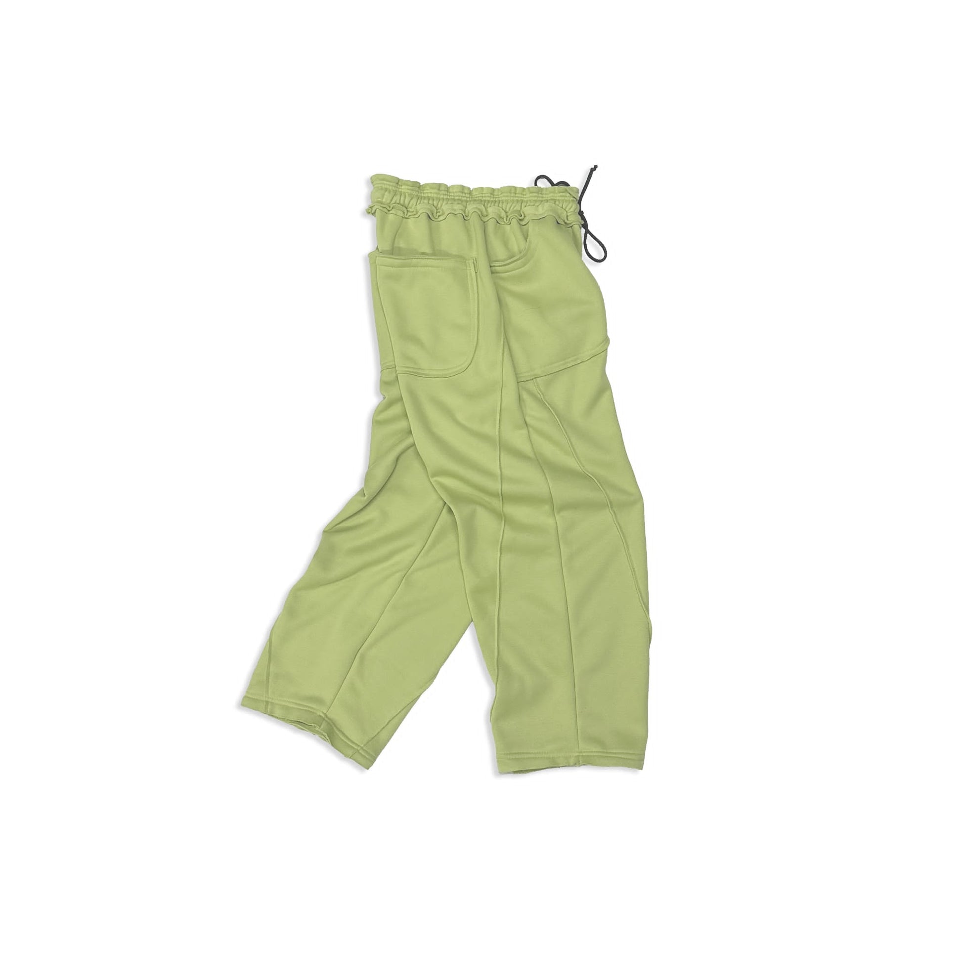 Spades Side Wide Raw Edge Avocado Pants SPADES