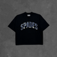 Spades Denim Boxy Crop Tee
