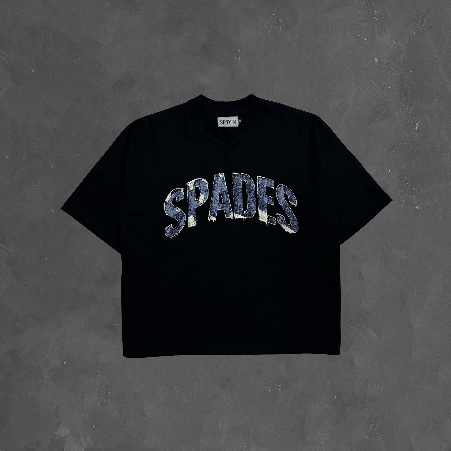 Spades Denim Boxy Crop Tee