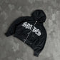 Spades Glitter Throne Boxy Hoodie