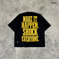 The Prophet's Code Boxy Crop Tee Black