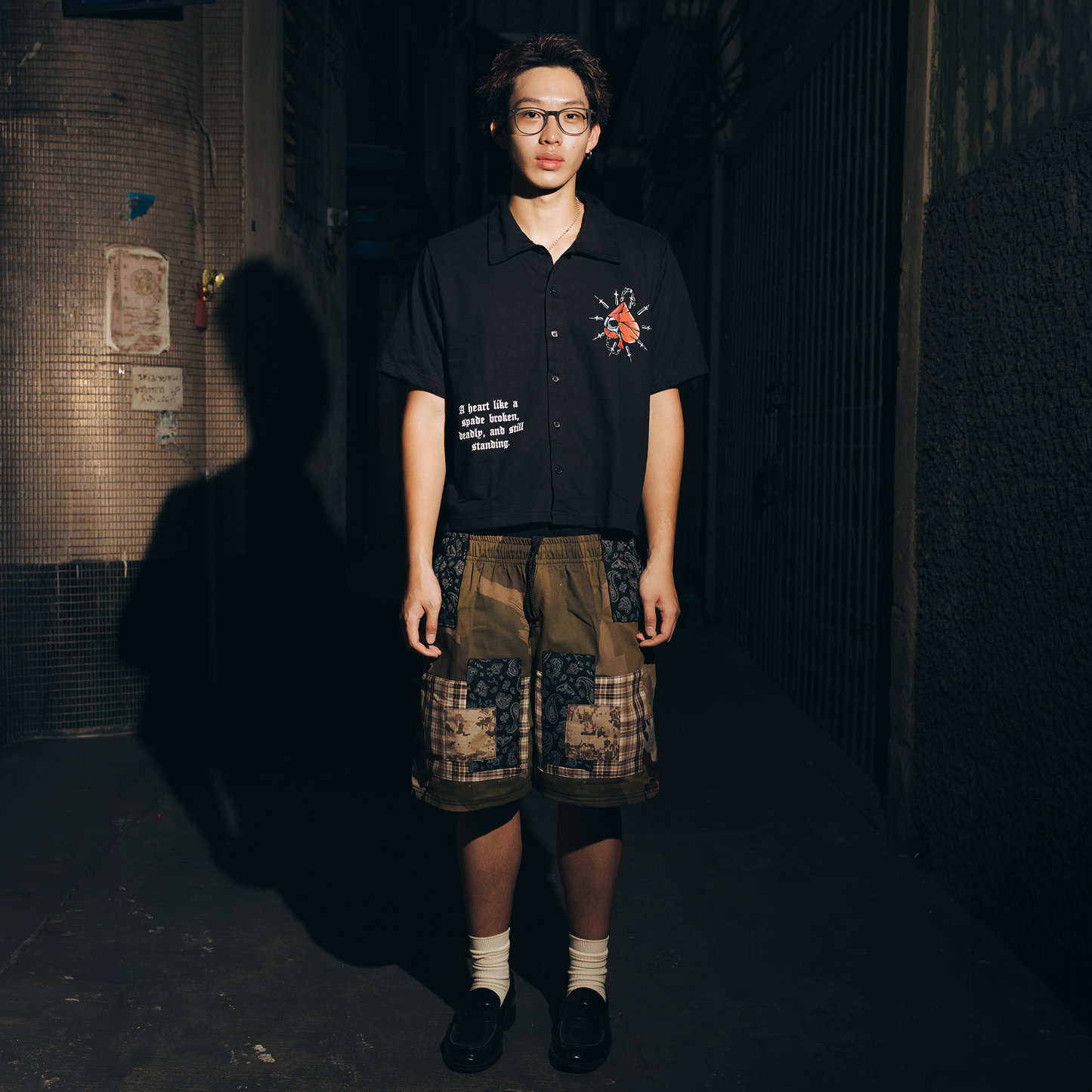 Spades Shattered Soul Boxy Crop Polo SPADES