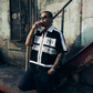 Spades High Velocity Full Zip Polo Black SPADES