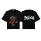 Spades Ace on Fire Boxy Crop Tee