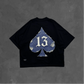 Spades Denim Boxy Crop Tee