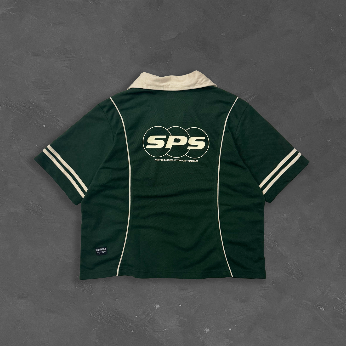 Spades Fortune Crest Boxy Crop Polo