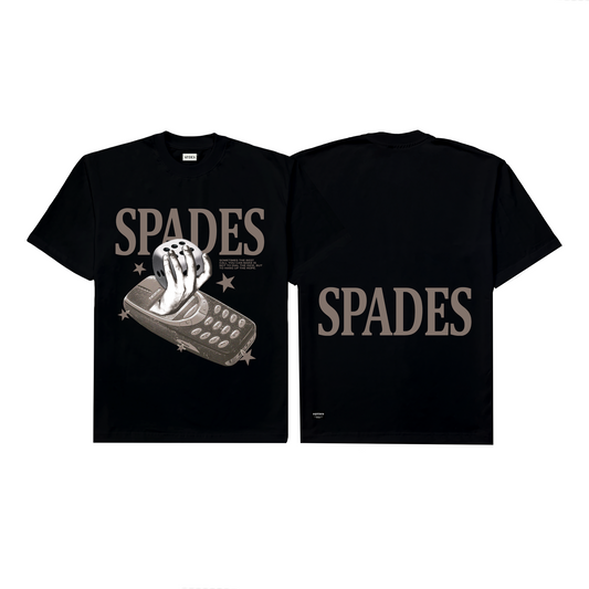 Spades Dial The Dice Black T-shirt