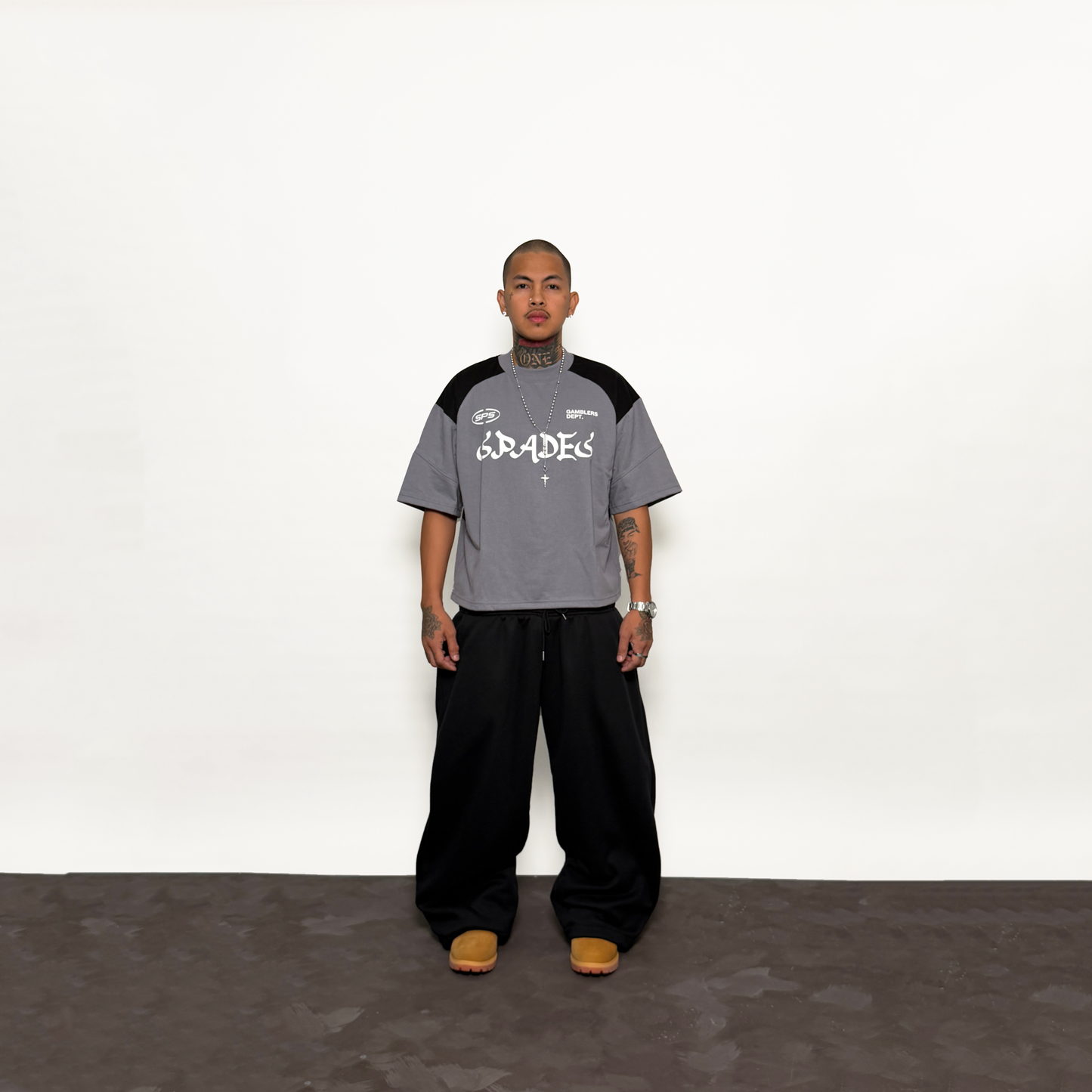 Spades Gamblers Dept. Boxy Crop Tee