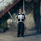Spades High Velocity Full Zip Polo Black SPADES