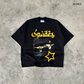 The Prophet's Code Boxy Crop Tee Black