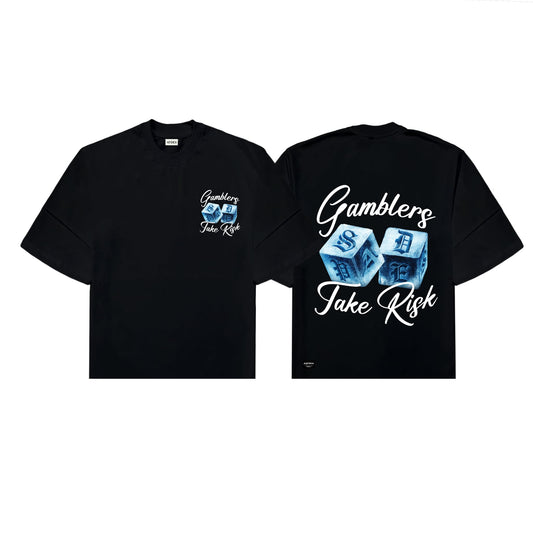 Spades Risky Dice Boxy Crop Tee