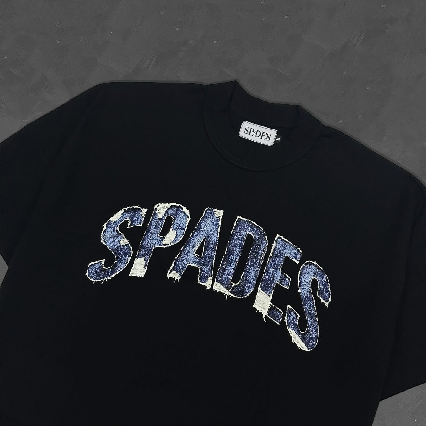 Spades Denim Boxy Crop Tee