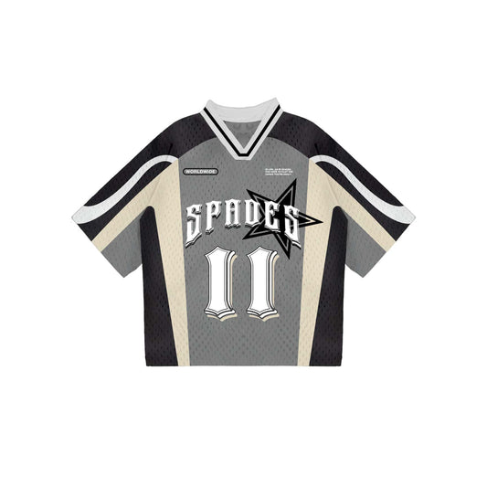 Spades Snazzy  Boxy Crop Jersey