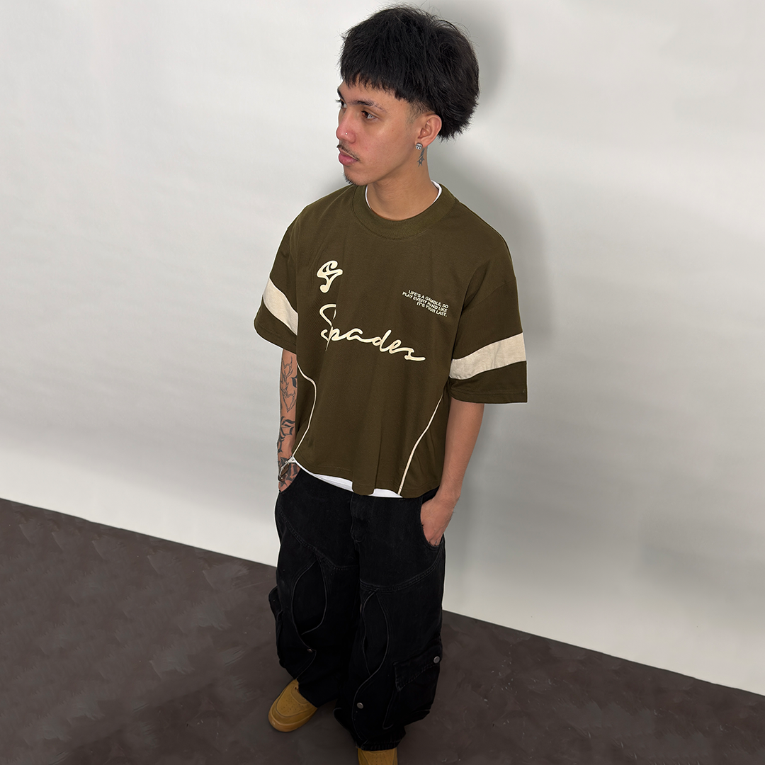 Spades The Mantra Boxy Crop Tee