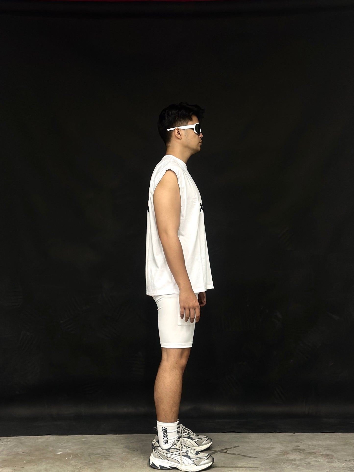 Aspire 365 Series 3 Boxy Tee Sleeveless White