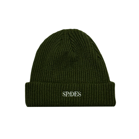 Spades Embro Beanie Army Green