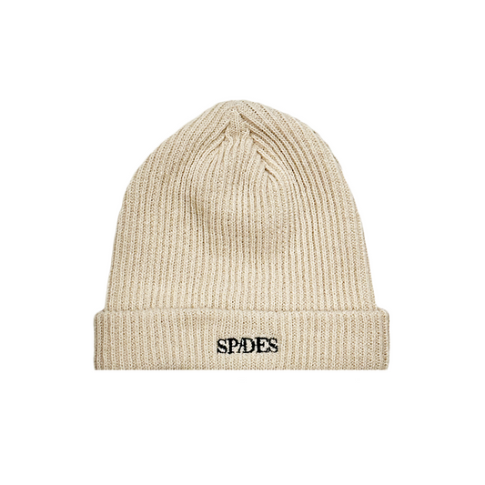 Spades Embro Beanie Cream