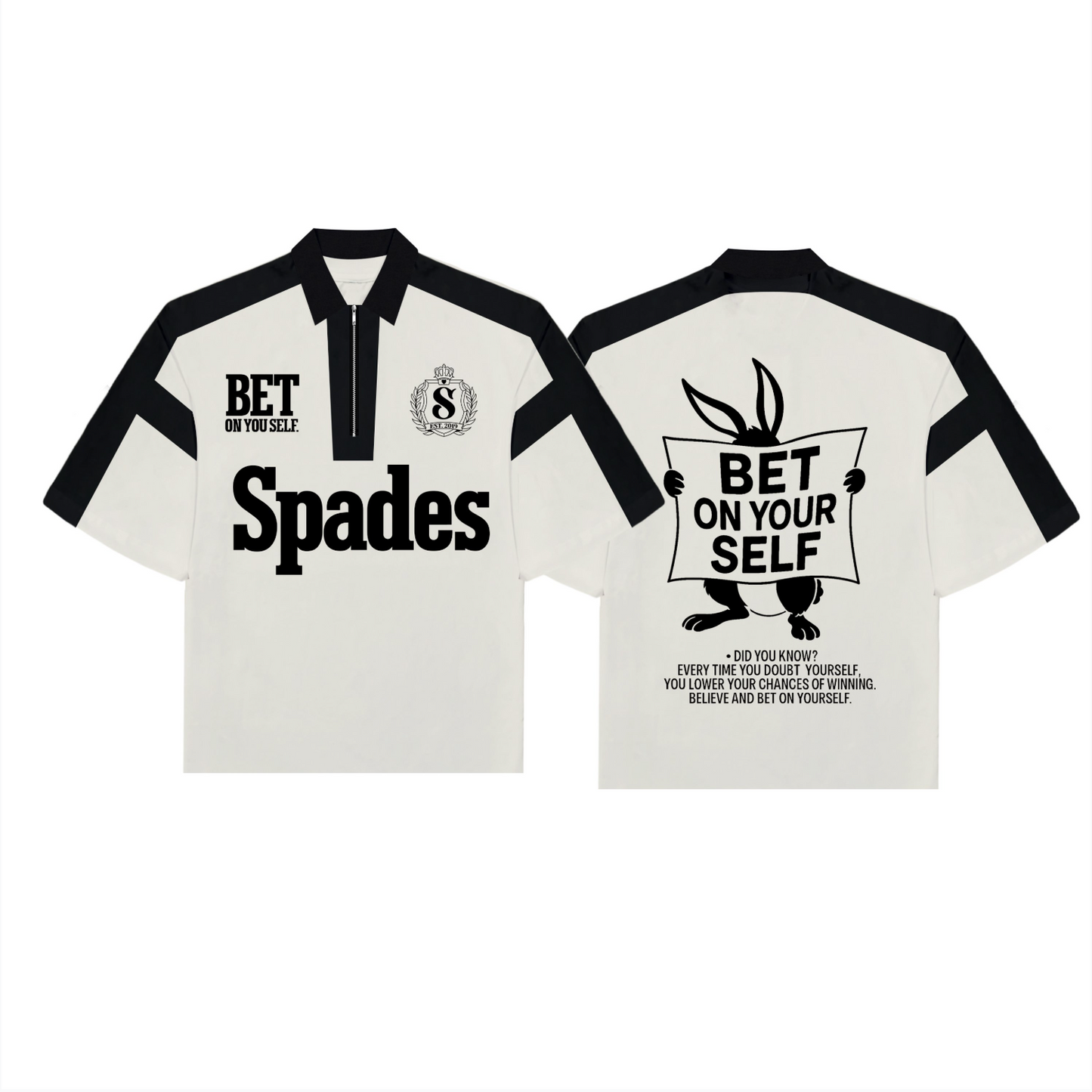 Spades Bet On Yourself Boxy Crop Polo
