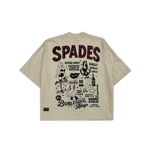 Spades Bingo Night Boxy Crop Tee