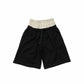 Spades Double Waist Black Sweat Jorts SPADES