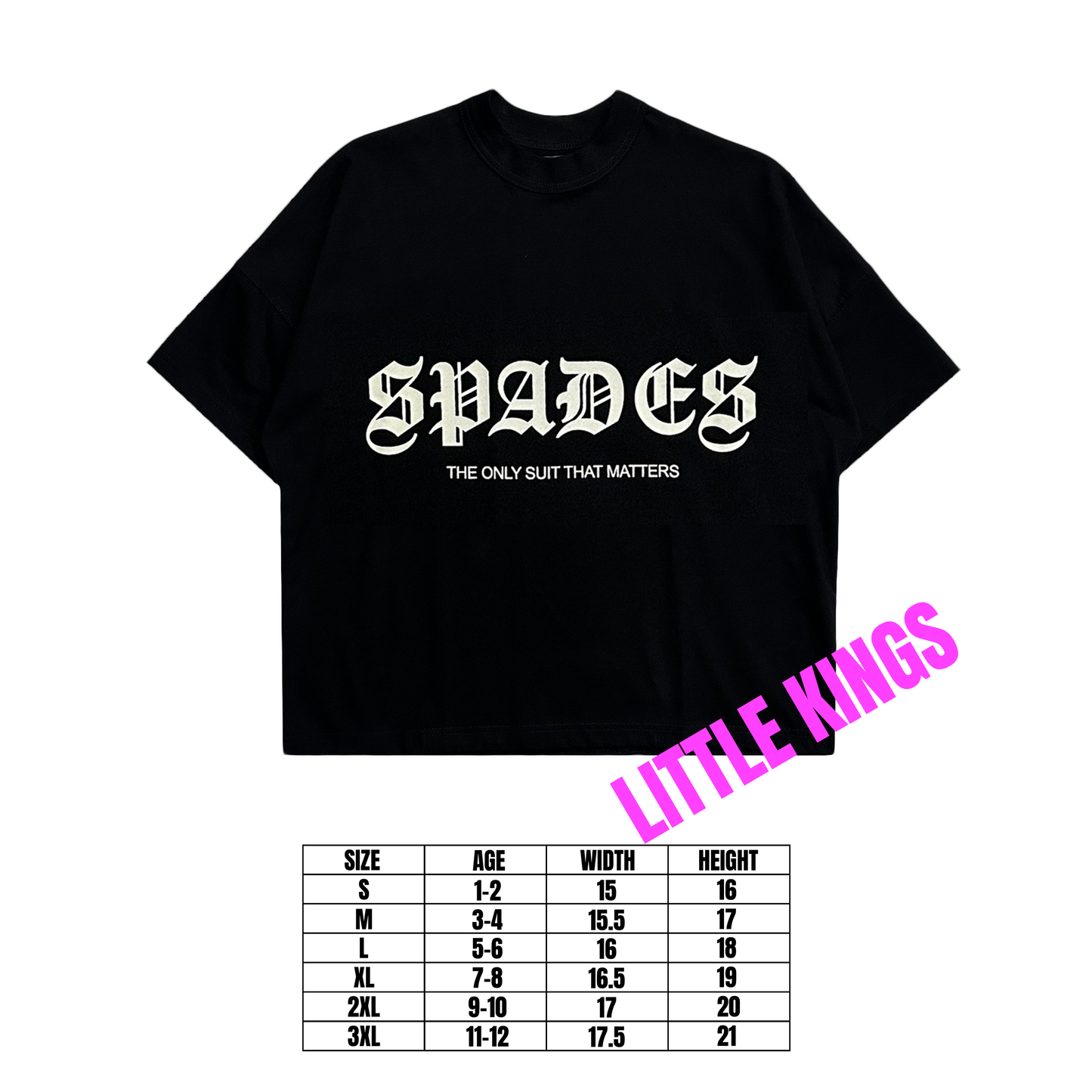 Spades Little Kings Cash Rules - Kids Apparel