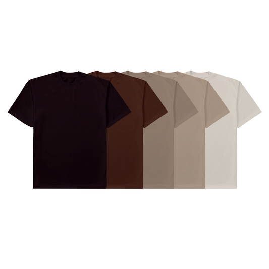 Spades Plain Oversized - Choco, Peanut, Mocha, Khaki, Cream