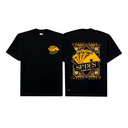 Spades Cards Luck Black T-shirt