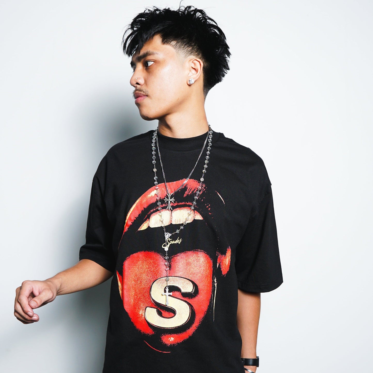 Spades Seduction Boxy Crop Tee