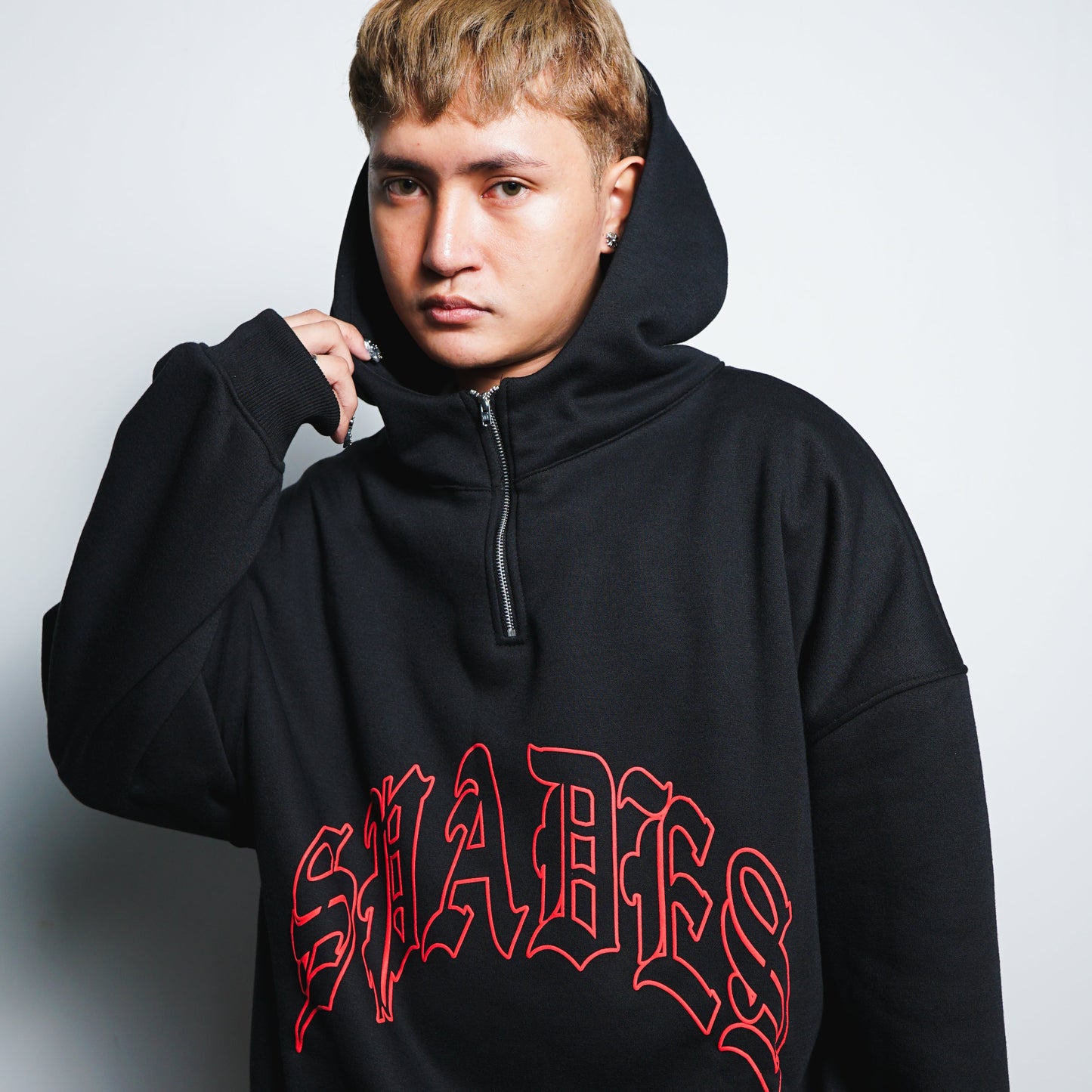 Spades Inferno Zip Boxy Hoodie