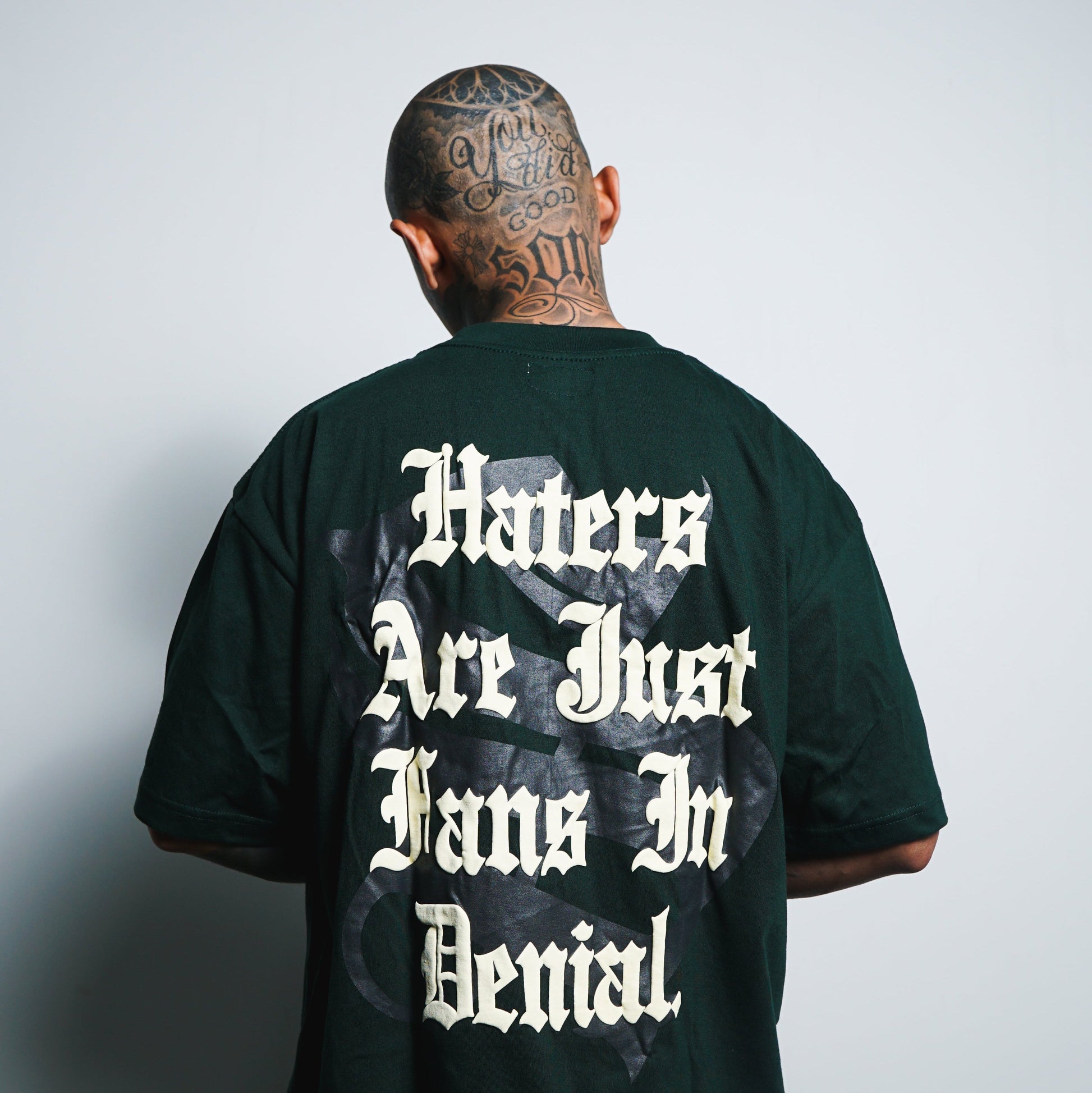 Spades Gamblers Mark Boxy Tee Moss SPADES