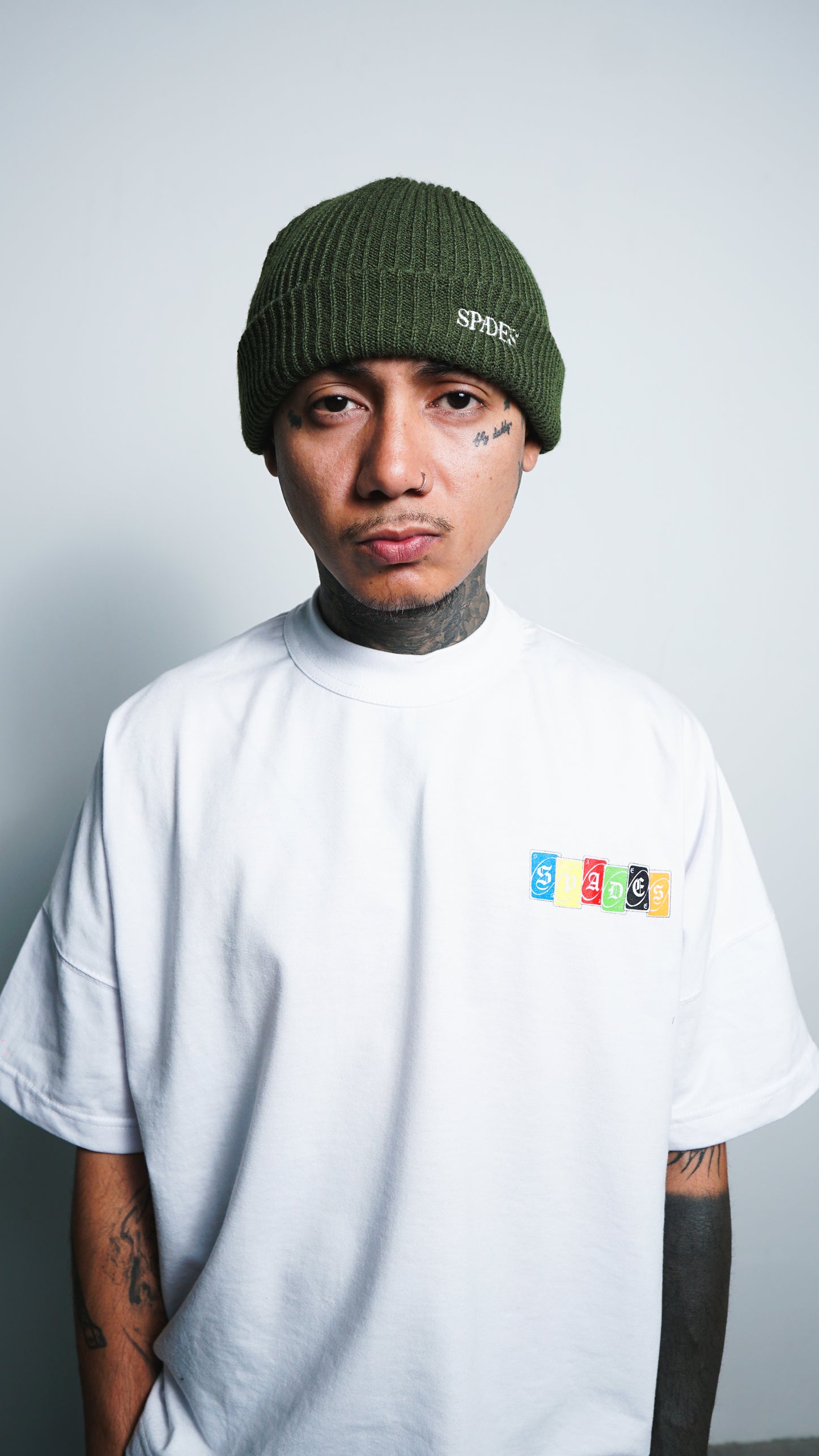 Spades Embro Beanie Army Green