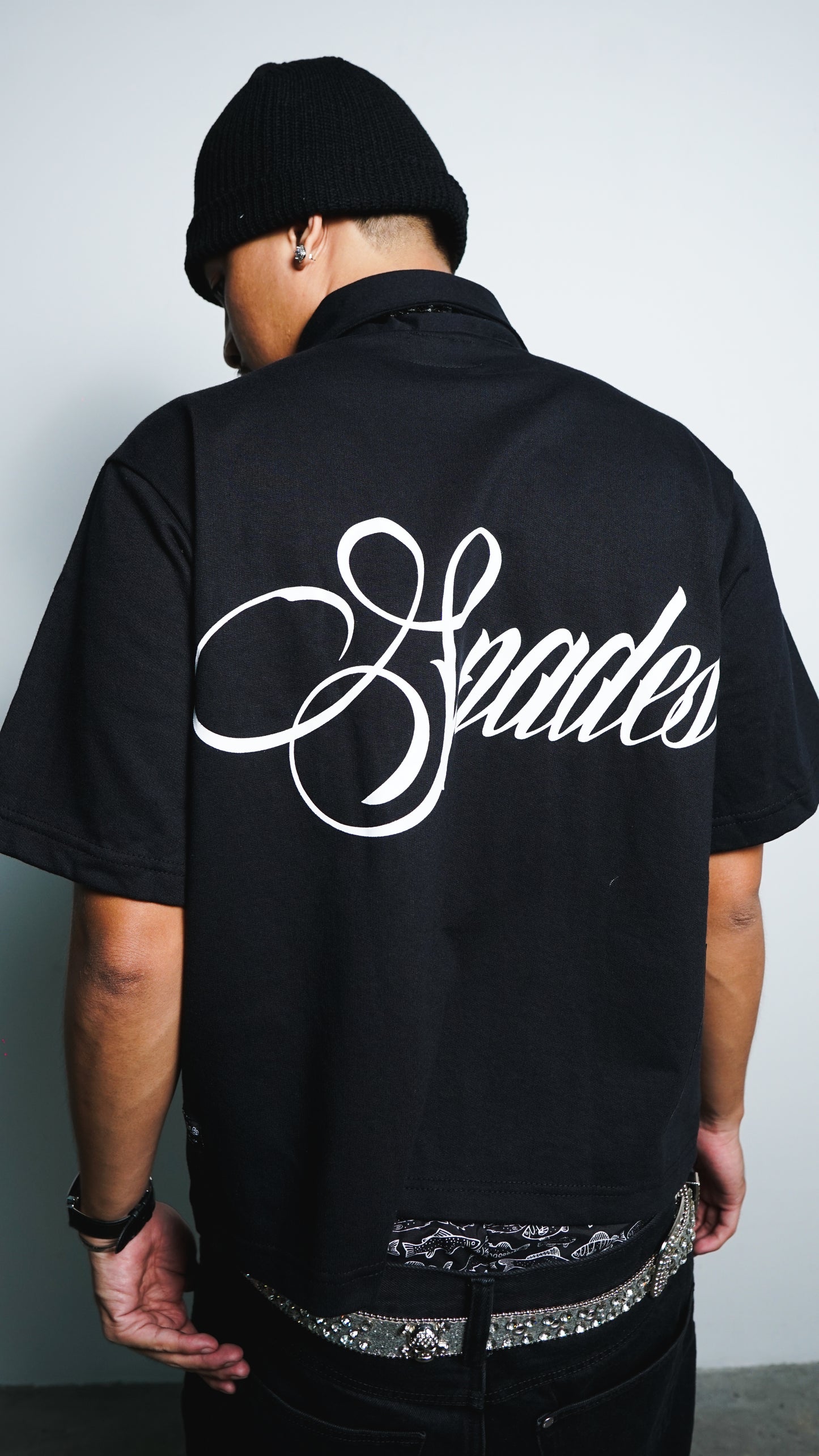 Spades High Stakes Utility Full Zip Polo