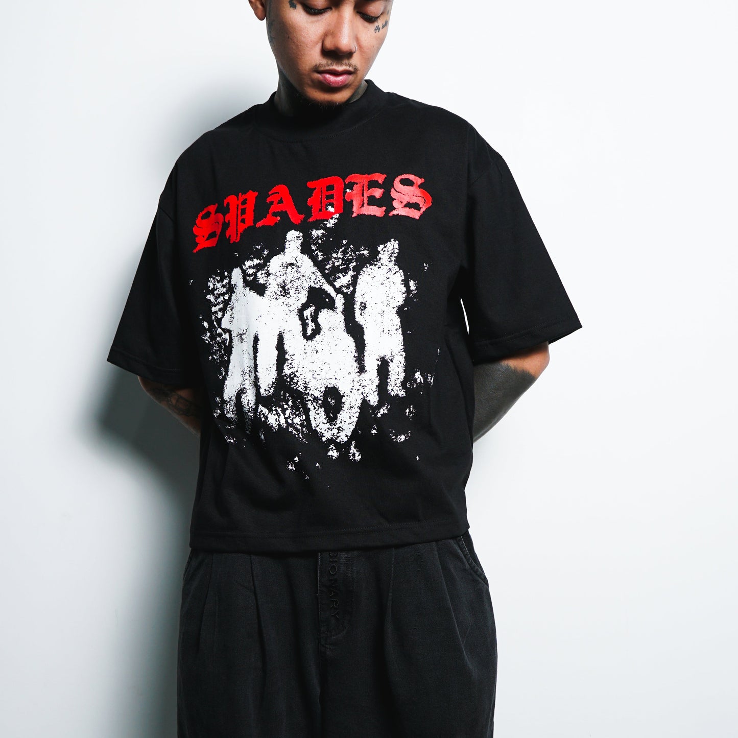 Spades Silent Player Boxy Crop Tee