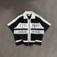Spades High Velocity Full Zip Polo Black SPADES