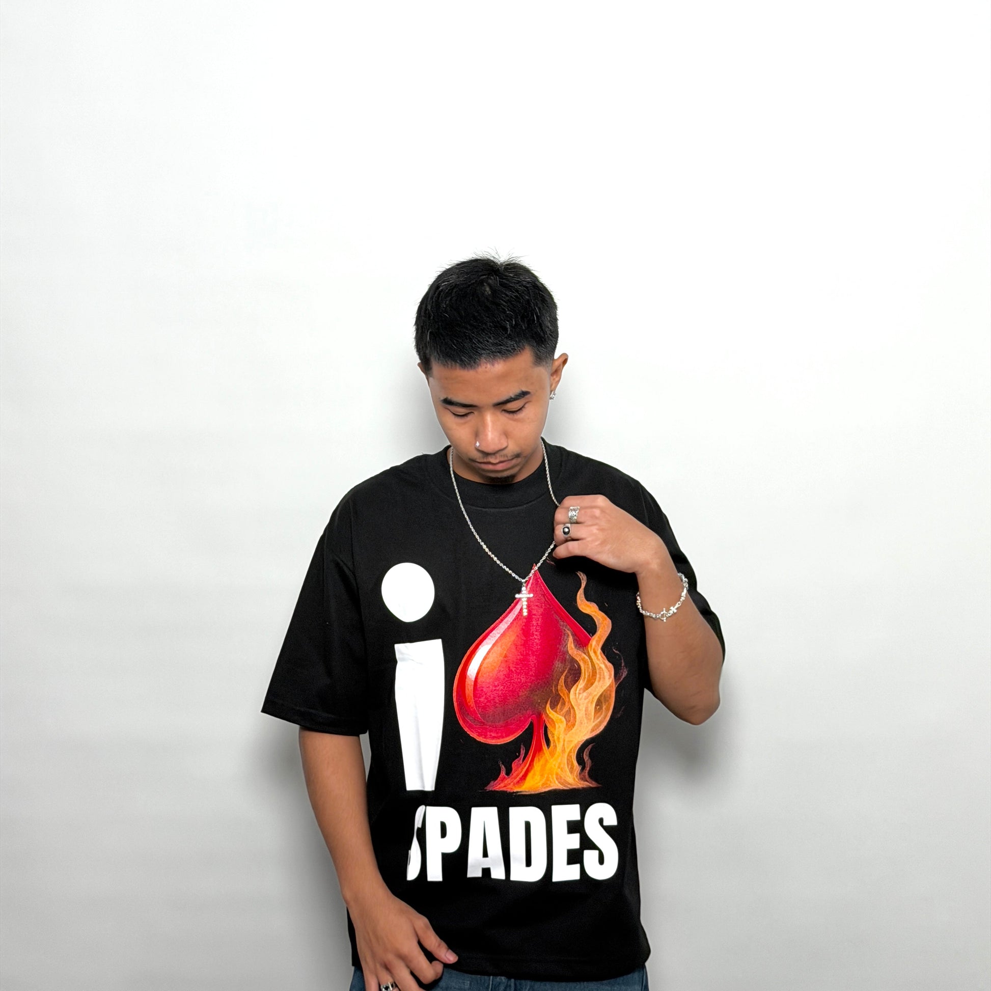 Spades Flaming Love Box Tee SPADES
