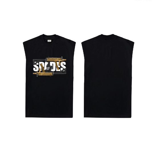 Spades Sleeveless Firepower Black