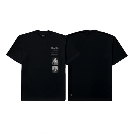 Spades Gambling Boss Black T-shirts