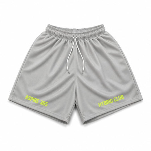 Aspire 365 Hybrid Club Mesh Shorts Gray SPADES