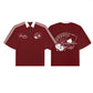 Spades Gamblers Den Half Zip Boxy Crop Polo SPADES