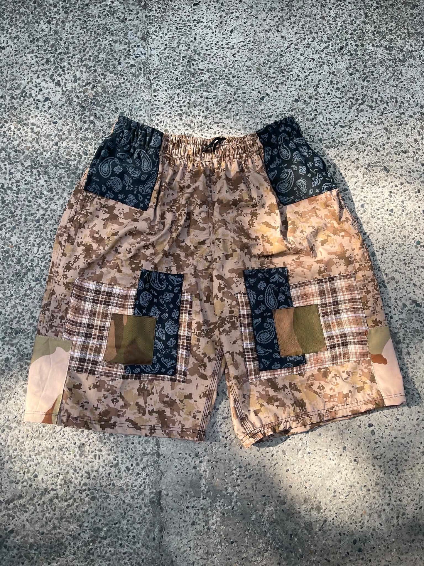 Spades Desert Camo Utility Jorts SPADES